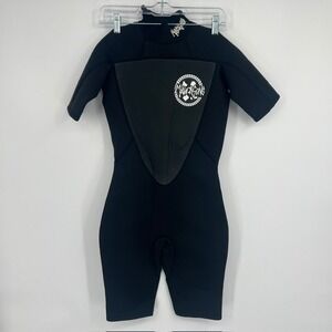 NWT Maui‎ and Sons Juniors Black and Gray Shorty WetSuit Size 12